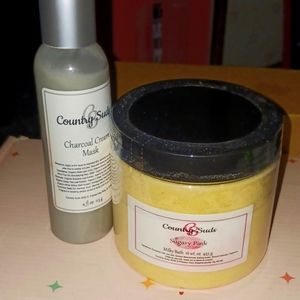 (see photos) Country Suds Milky Bath and Charcoal Cream Mask